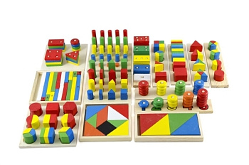 Игровой набор Монтессори 14 в 1