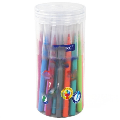 Фломастеры в тубе классические 36 цветов, вентилируемый колпачок, BRAUBERG "PREMIUM", 152200