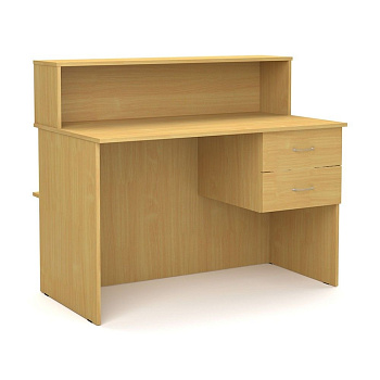 Стол-кафедра библиотекаря с ящиками для хранения, 1200х756х1024 мм