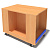 Стол книжный, 750x500x500 мм