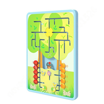 Панель детская игровая дидактическая Фруктовый сад