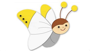 Настенная декорация Бабочка Тео