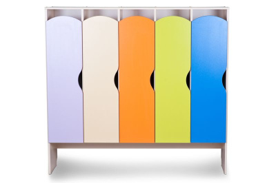 Шкафчик детский пятисекционный