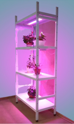 Стеллаж для растений (с подсветкой)