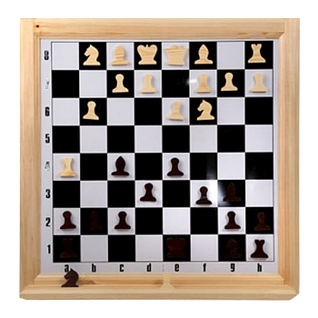 Шахматы демонстрационные настенные, 81х81 см