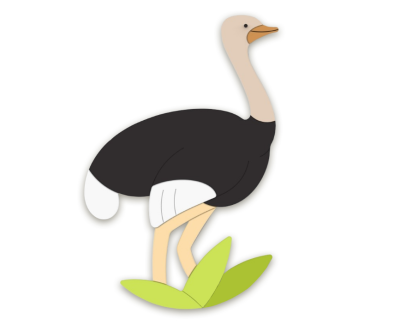 Настенная декорация Страус