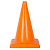 Конус сигнальный 47 см
