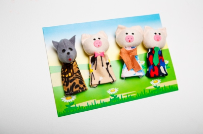 Театр Три поросенка пальчиковый