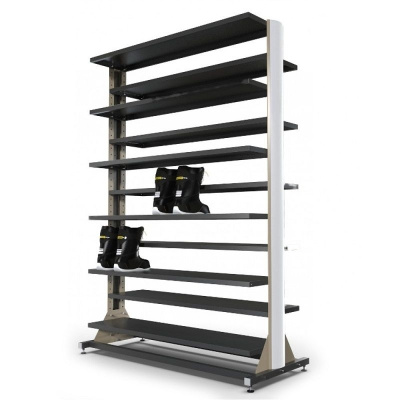 Стеллаж для хранения лыжных ботинок двухсторонний