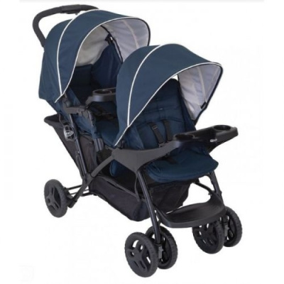 Коляска прогулочная двухместная