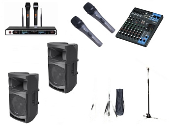 Комплект акустической системы (зал до 50 человек)