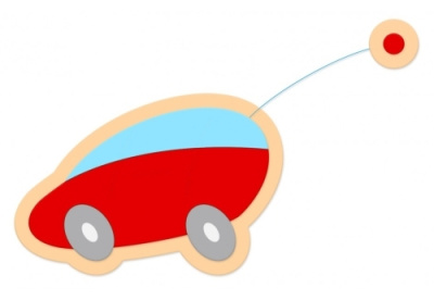 Настенная декорация Игрушечная машинка