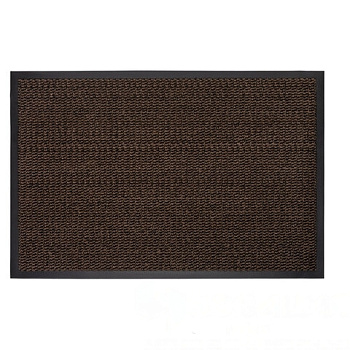Коврик придверный ИЗНОСОСТОЙКИЙ влаговпитывающий, 60х90 см, ТАФТИНГ, КОРИЧНЕВЫЙ, LAIMA EXPERT, 606884, С70Т0609