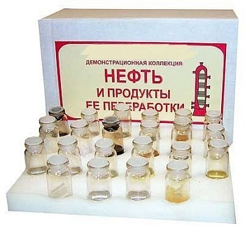 Коллекция демонстрационная "Нефть и продукты ее переработки"