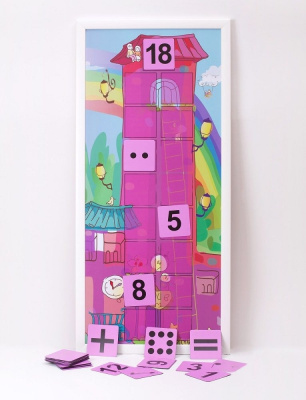 Магнитная доска "Город цифр"