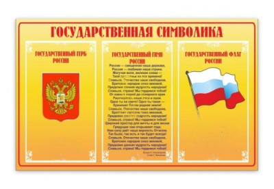 Стенд "Государственная символика"
