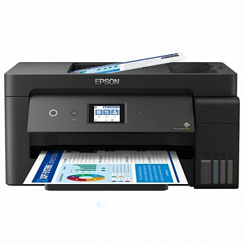 МФУ струйное EPSON L14150 "4 в 1" А3, 17 стр./мин, ДУПЛЕКС, АПД, сетевая карта, Wi-Fi, СНПЧ, C11CH96404