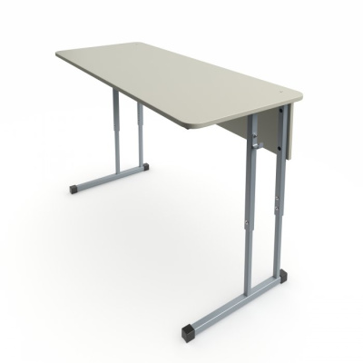 Стол ученический Стандарт 2-местный регулируемый (ЛДСП) закр.