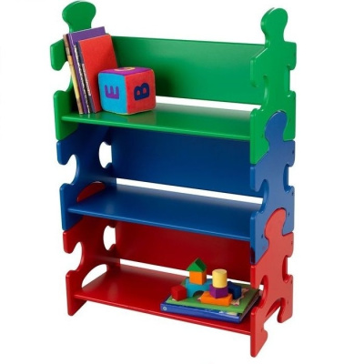 Система хранения "Пазл", яркий (Puzzle Book Shelf - Primary)