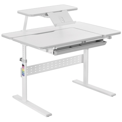 Растущая парта-трансформер с полкой и подставкой для книг