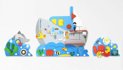 Комплект бизибордов Морское путешествие