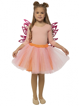 Детский карнавальный костюм Винкс Стелла (Набор для вечеринки)(рост от 104 до 122 см)