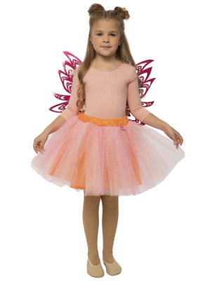 Детский карнавальный костюм Винкс Стелла (Набор для вечеринки)(рост от 104 до 122 см)