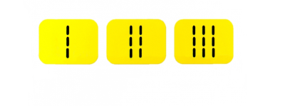 Набор тактильных предупреждающих наклеек на поручни (3 шт.), 70x50 мм
