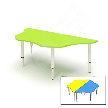 Стол детский Полуцветок на регулируемых ножках