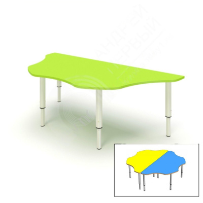 Стол детский Полуцветок на регулируемых ножках