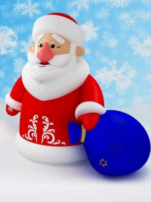 Новогодняя фигура Дед Мороз (стандарт), надувная