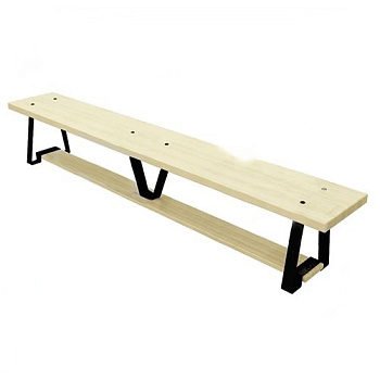 Скамейка гимнастическая, металлические ножки