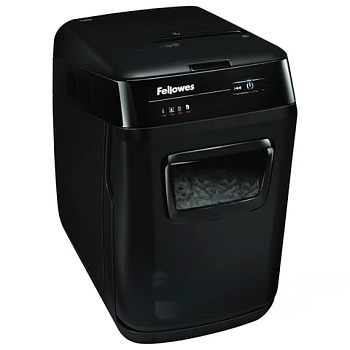 Уничтожитель (шредер) FELLOWES AUTOMAX 150C, АВТОПОДАЧА, 4 уровень секретности, фрагменты 4x38 мм, 150 листов, 32 л., FS-4680101