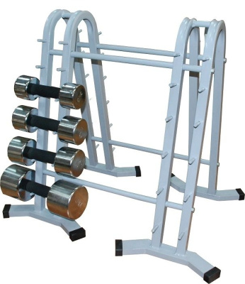 Стойка для гантелей, грифов, бодибаров