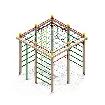 Детский спортивный комплекс №19, 2660х2660 мм