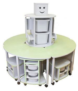 Модульный стол детский для конструирования