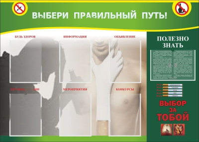 Стенд Выбери правильный путь, 1,4х1 м