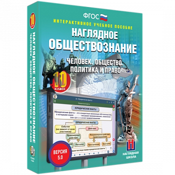 Пособие для интерактивной доски Наглядное обществознание. Человек. Общество. Политика и право