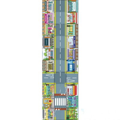 Тематическое поле-маршрутизатор для мини-роботов Bee-Bot и Blue-Bot