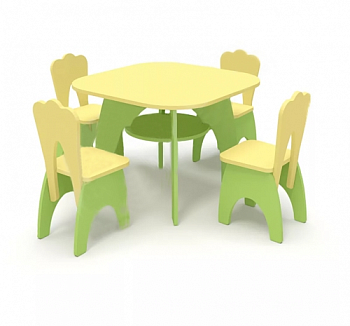 Комплект детской мебели Радуга (1, 2 р. гр.)