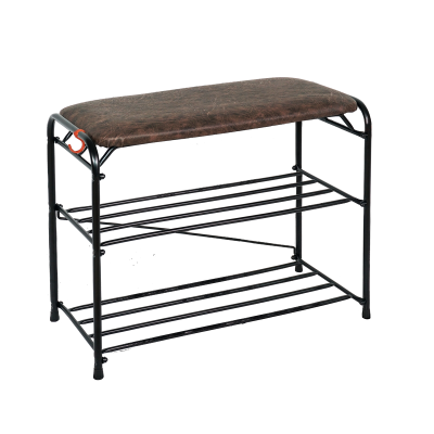 Подставка для обуви (обувница) с сиденьем, 3 полки