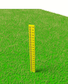 Прибор уличный Линейка для измерения снежного покрова