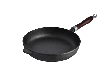 Сковорода чугунная с ручкой 24 см