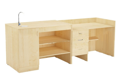 Стол демонстрационный с сантехникой