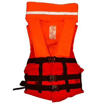 Спасательный жилет взрослый сигнального цвета