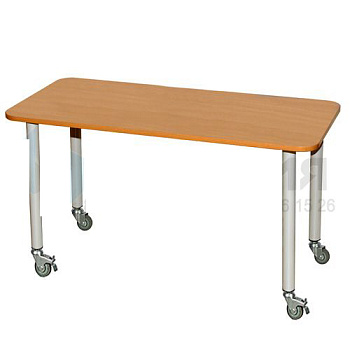 Стол детский нерегулируемый на поворотных колесных опорах