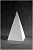 Гипсовая модель Пирамида малая 4-гранная