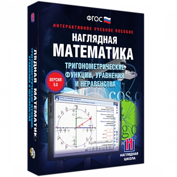 Пособие для интерактивной доски Наглядная математика. Тригонометрические функции, уравнения