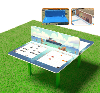 Стол развивающий игровой Морской бой