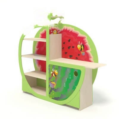 Стеллаж детский тематический Арбуз